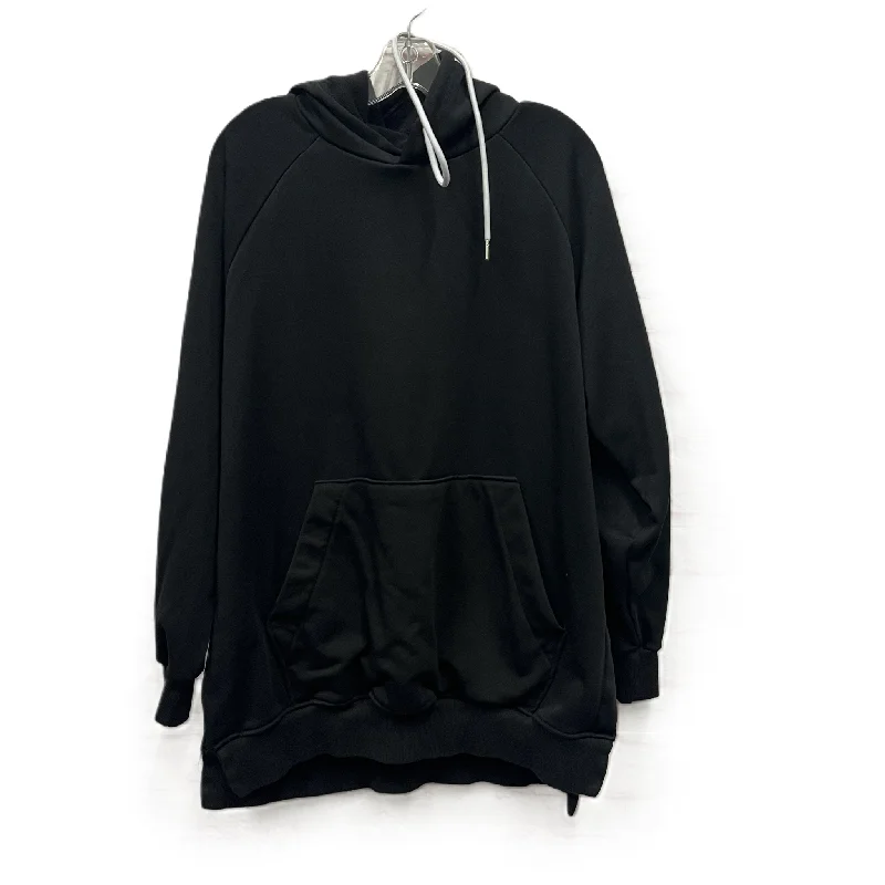 Athletic Sweatshirt Hoodie By Cme In Black, Size: 2x