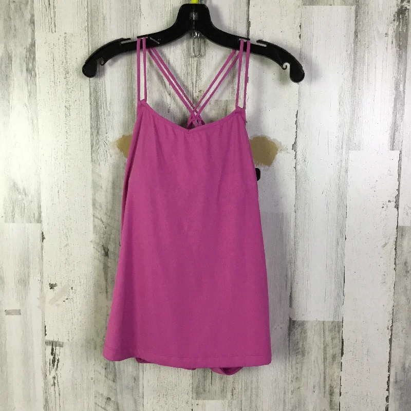 Athletic Tank Top By Lululemon In Pink, Size: M