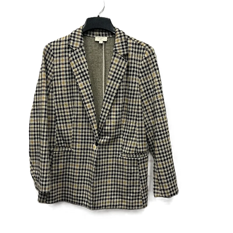 Blazer By Loft In Black & Yellow, Size: M