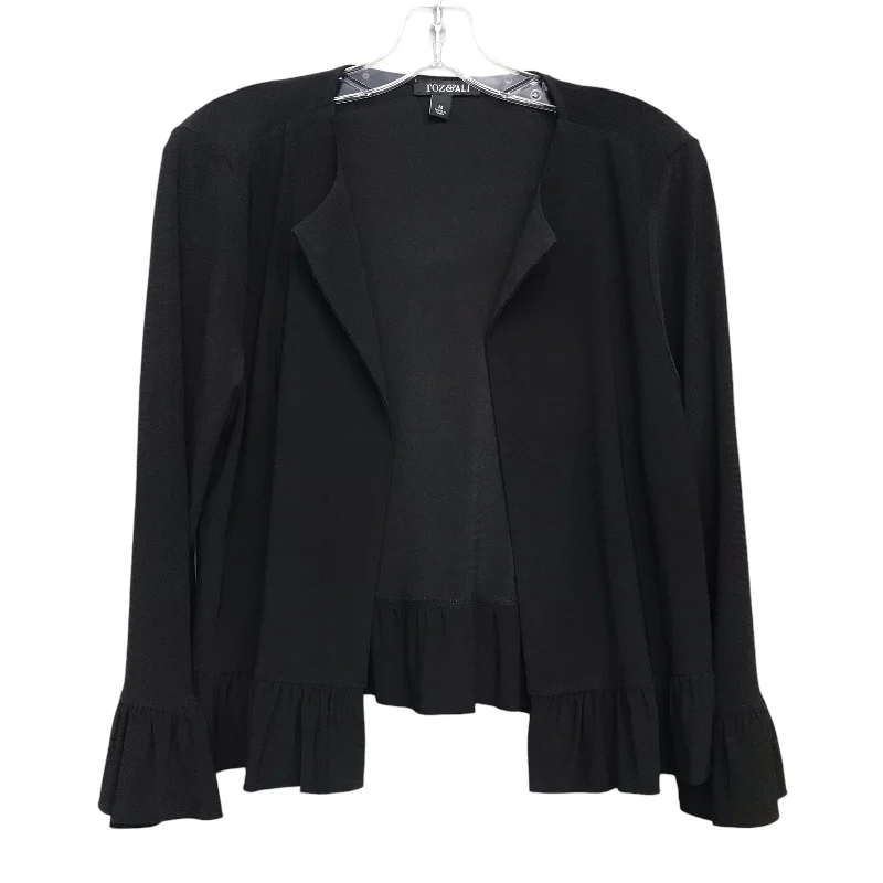 Cardigan By Roz And Ali In Black, Size:M