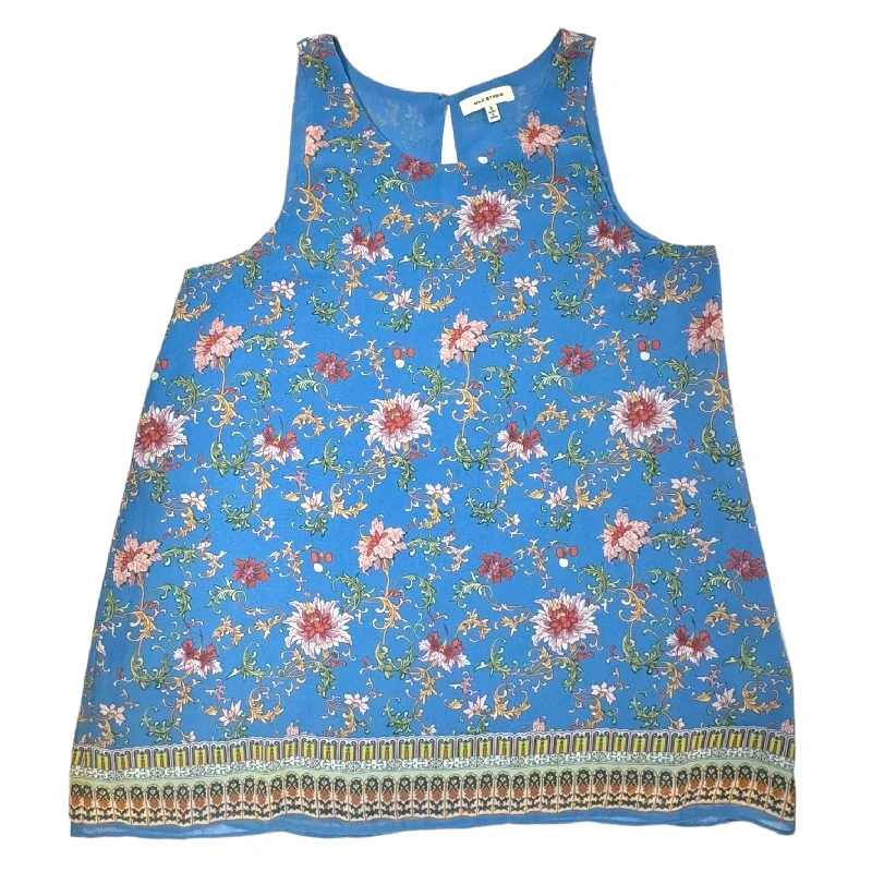 Floral Print Top Sleeveless Max Studio, Size S