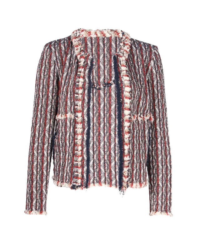 Iro Inland Tweed Jacket in Multicolor Cotton