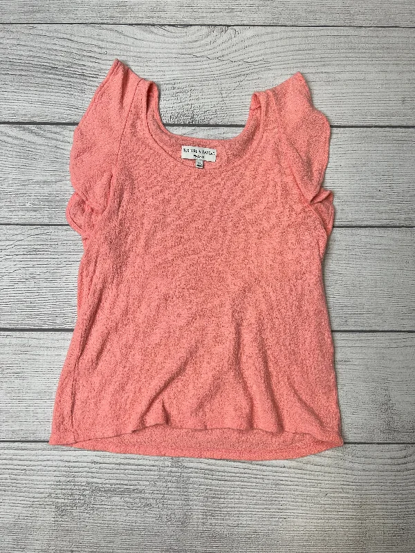 Pink Top Short Sleeve Madewell, Size Xs