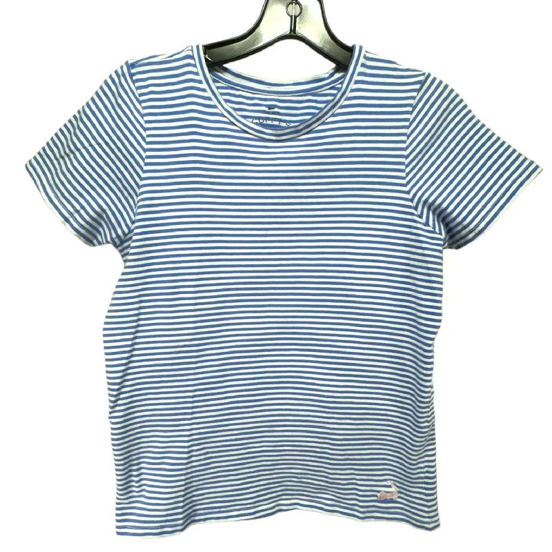 Striped Pattern Top Short Sleeve Cmc, Size S