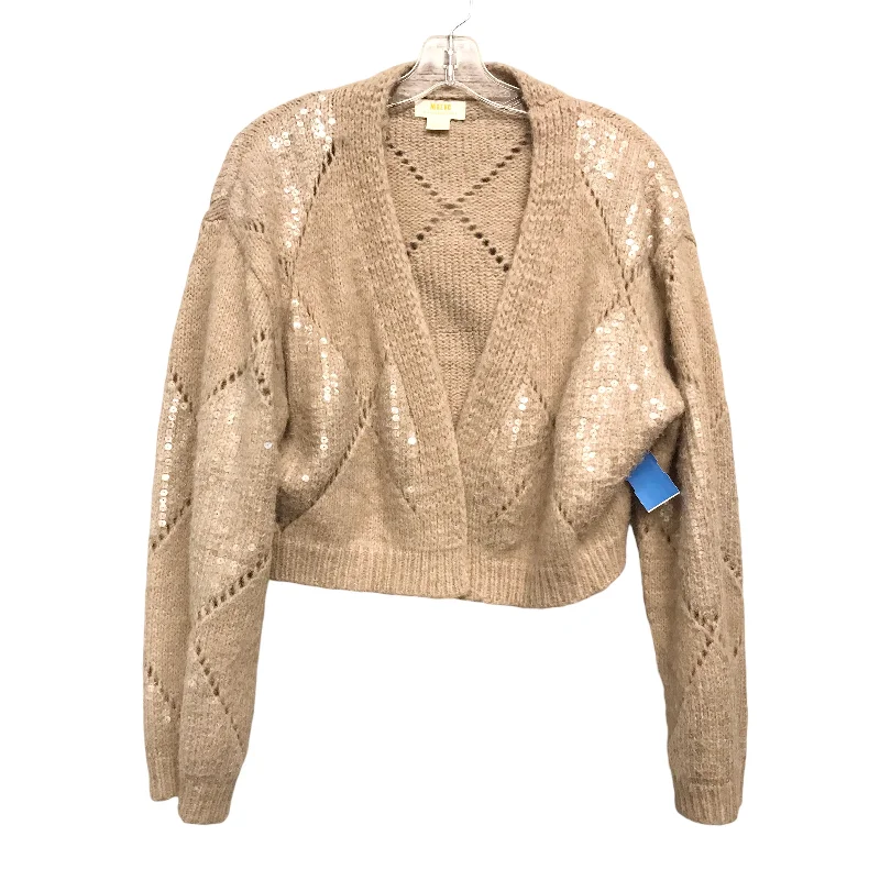 Sweater Cardigan By Maeve In Beige, Size:Osfm