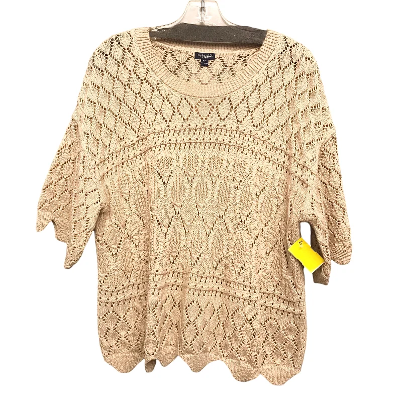 Sweater Ss By Splendid In Beige, Size:L