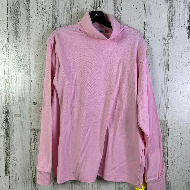 Top Long Sleeve Basic By West Bound In Pink, Size: Xl