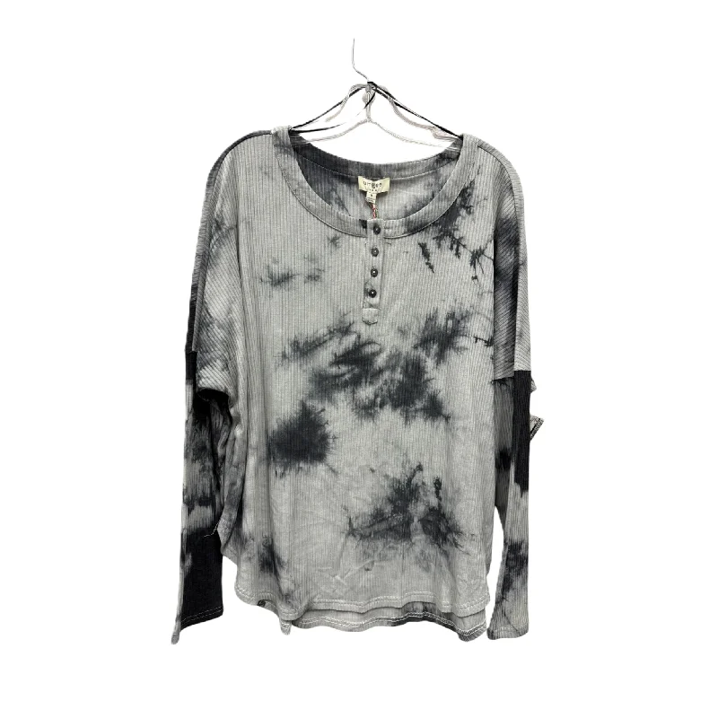 Top Long Sleeve By Umgee In Grey, Size: M