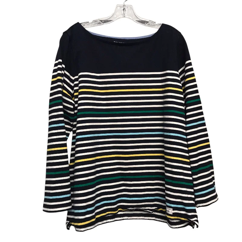 Top Ls By Talbots In Striped Pattern, Size:2X