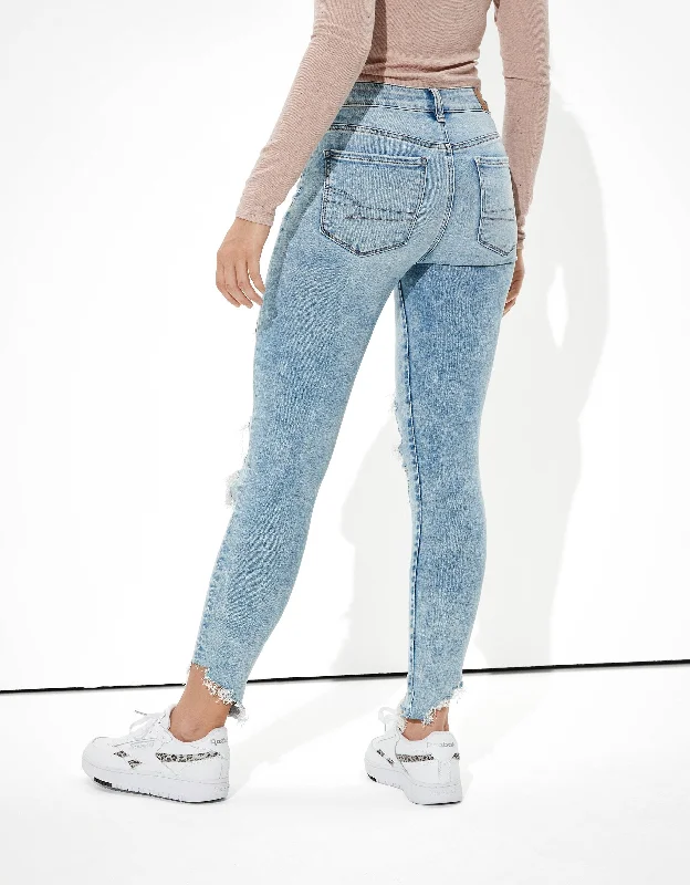 AE Ne(x)t Level Ripped High-Waisted Jegging Crop