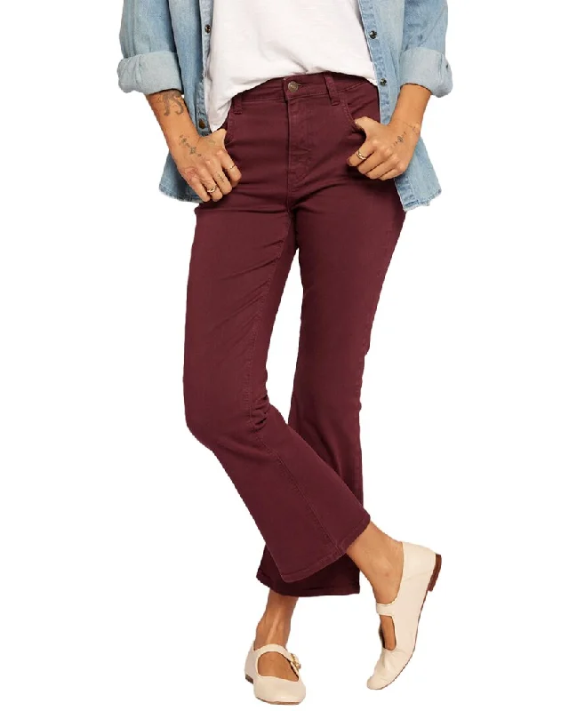 Current/Elliott The Boulevard Truffle Crop Bootcut Jean