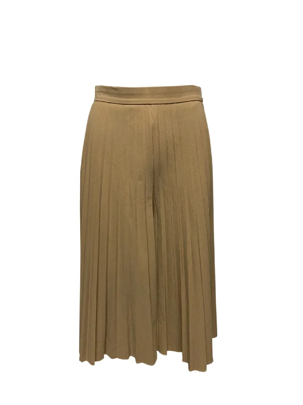 Givenchy Pleated Palazzo Pants in Beige Polyester