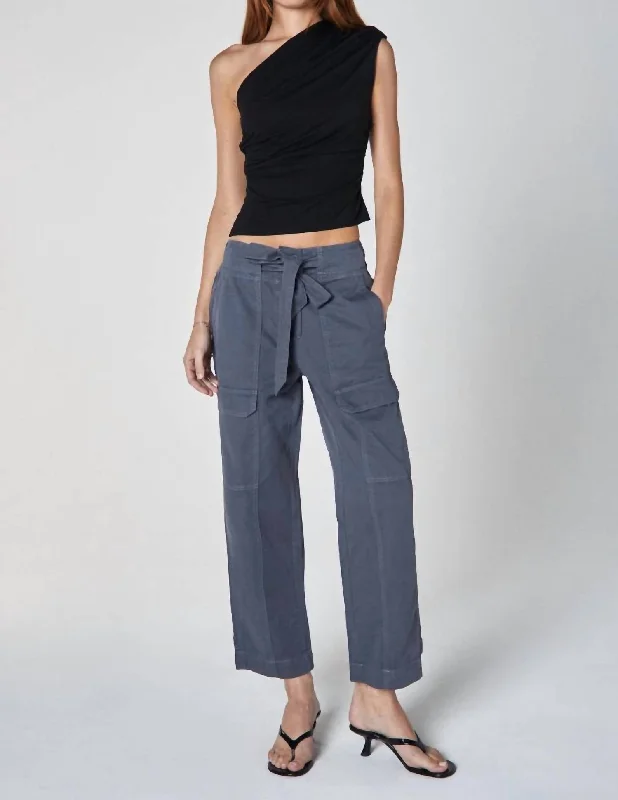 Mia Cargo Pants In Navy