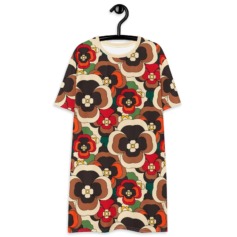 PANSY FANTASY retro - T-shirt dress