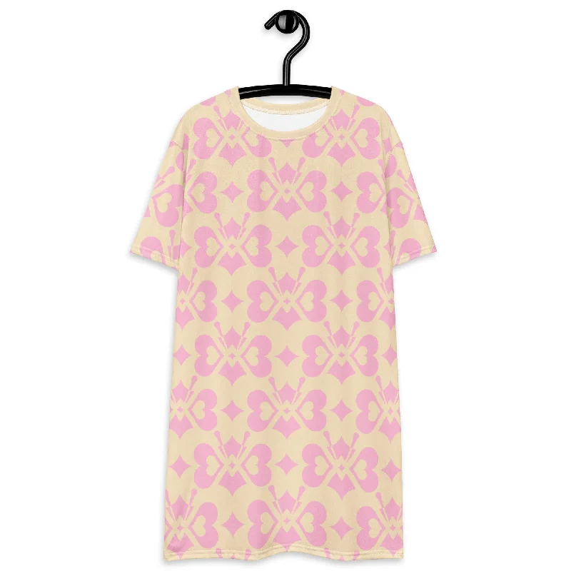 LOVE BUTTERFLY tenderpink - T-shirt dress