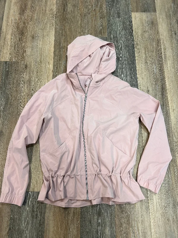 Athletic Jacket By Lululemon In Pink, Size: 10