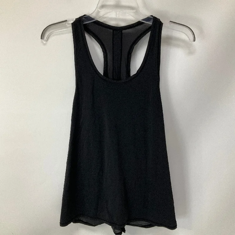 Athletic Tank Top By Lululemon In Black, Size: 4