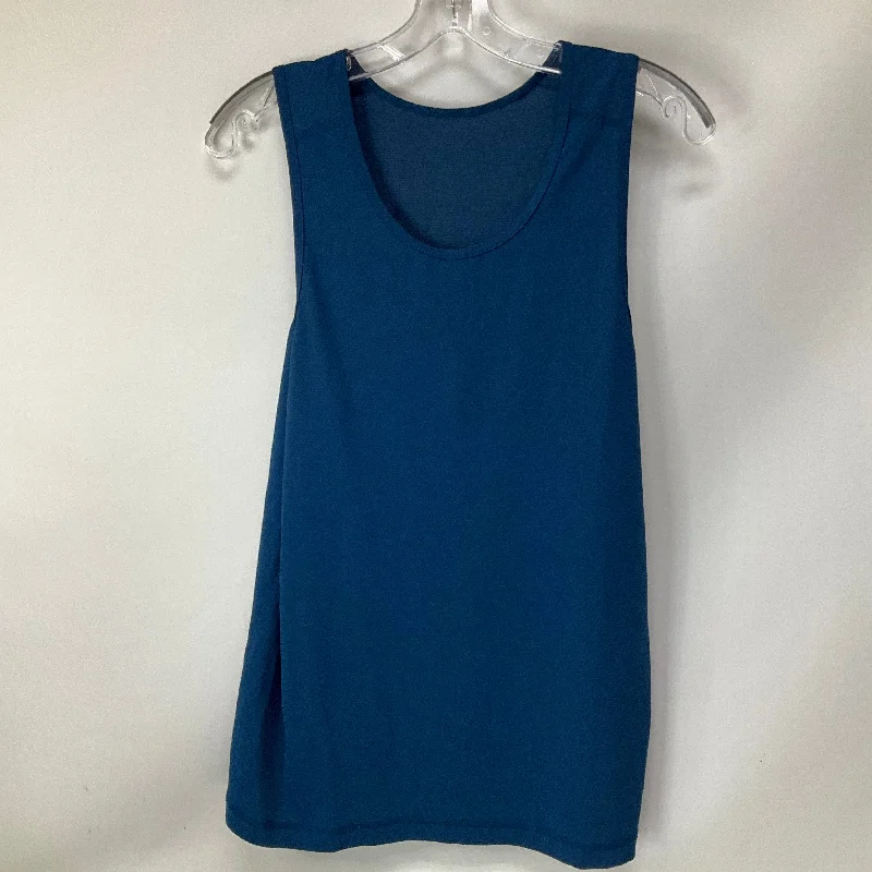 Athletic Tank Top By Lululemon In Blue, Size: 10