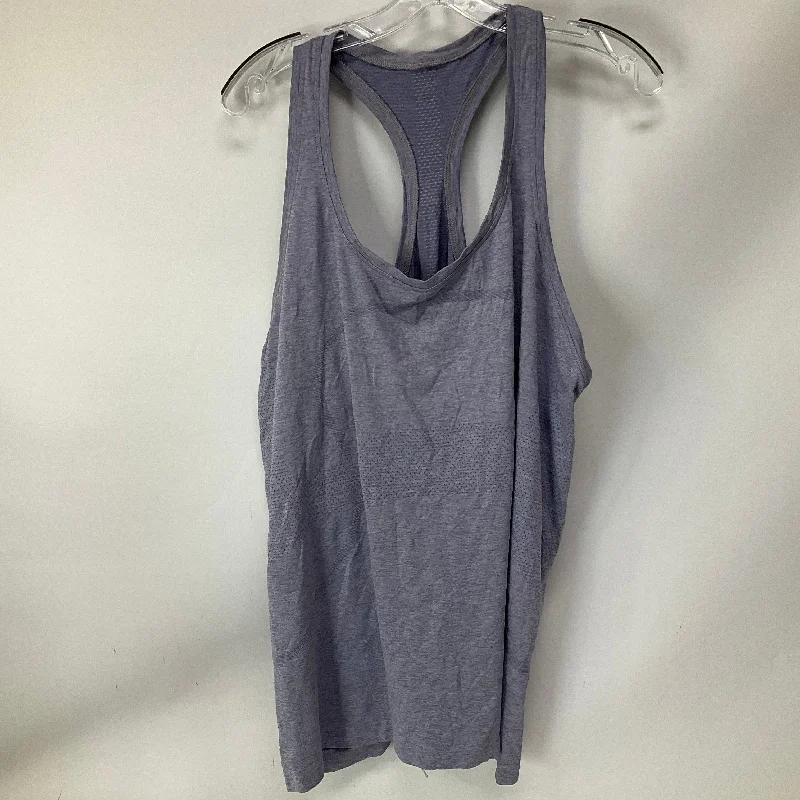 Athletic Tank Top By Lululemon In Blue, Size: 20