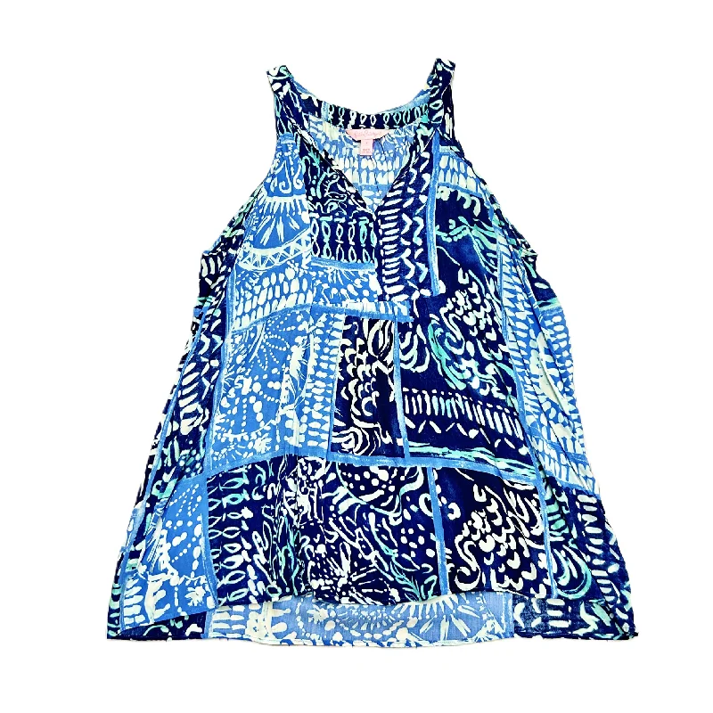 Blue Top Sleeveless Designer By Lilly Pulitzer, Size: S