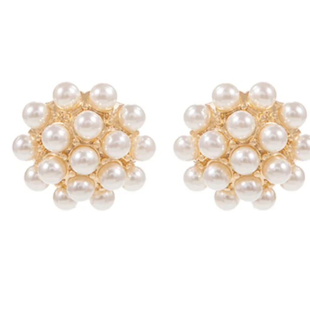 Pearl Dome Earrings