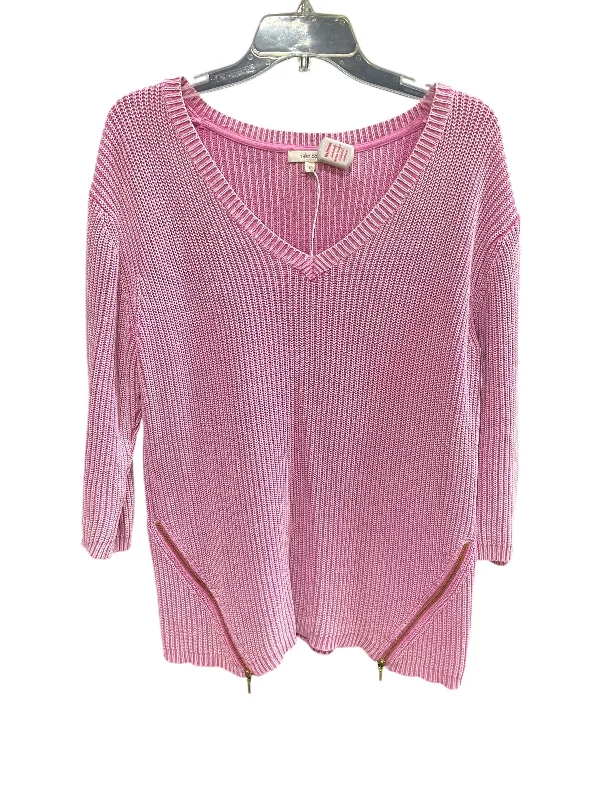 Sweater By Clothes Mentor In Purple, Size: L