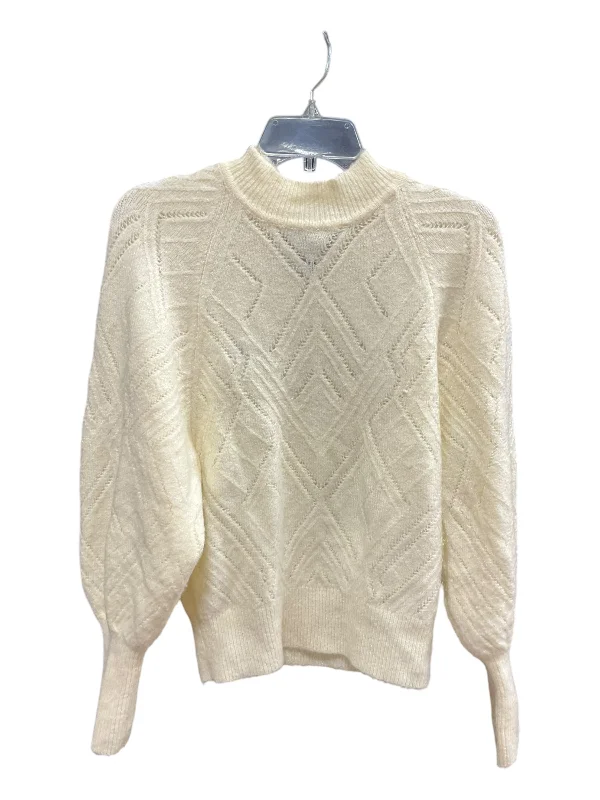 Sweater By Express In Cream, Size: S