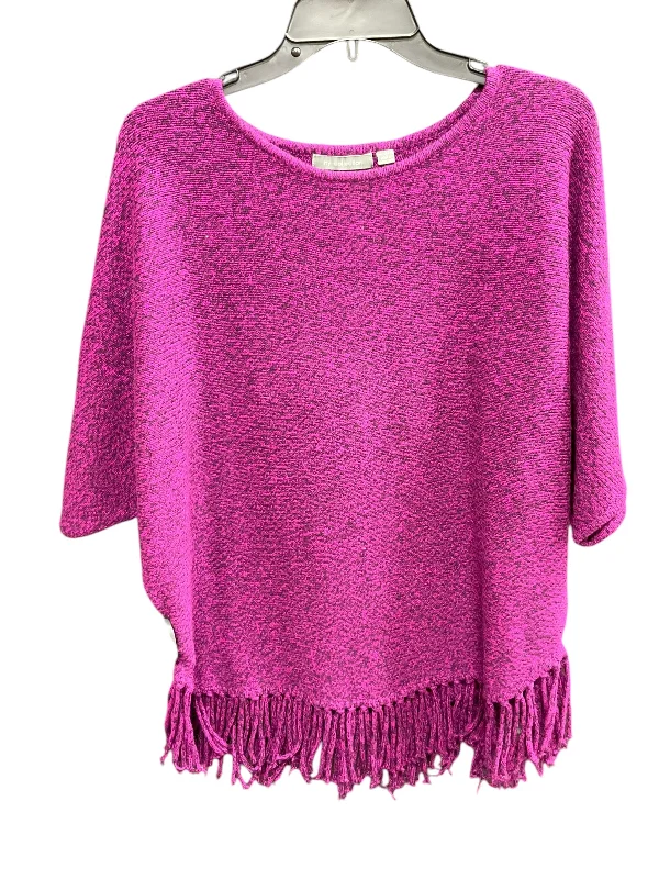 Sweater By Ny Collection In Fuschia, Size: L