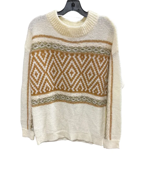 Sweater By Oneill In Cream & Tan, Size: M