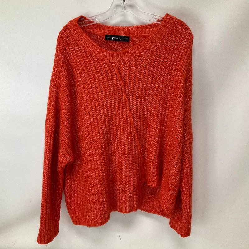 Sweater By Zashi In Orange, Size: L