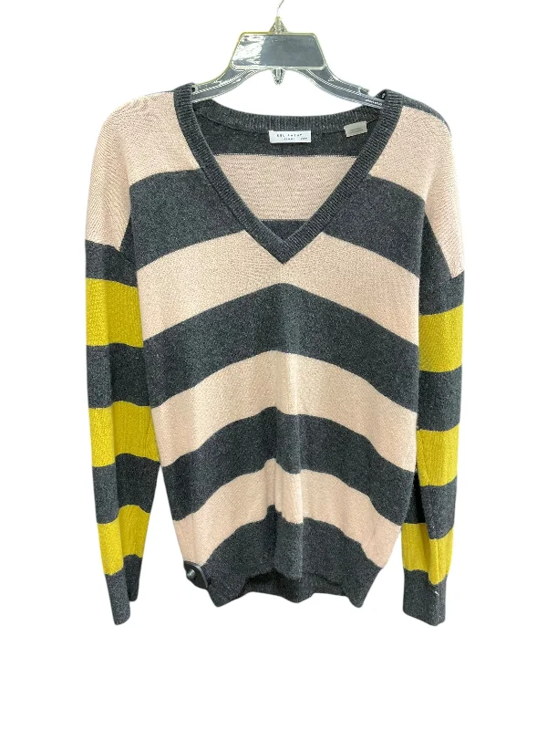 Sweater Cashmere By Equipment In Pinkgray, Size: Xs