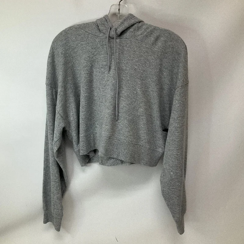 Sweatshirt Hoodie By Cmb In Grey, Size: L