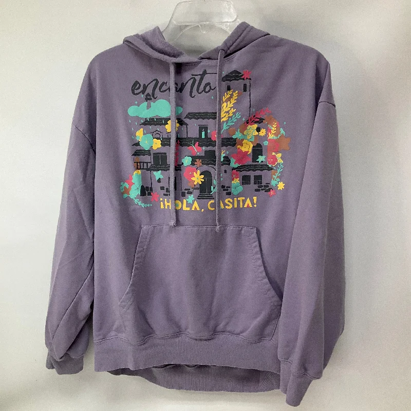 Sweatshirt Hoodie By Disney Store In Purple, Size: Xxl