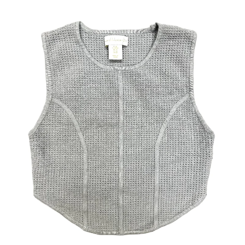 Top Sleeveless By House Of Harlow In Grey, Size: M