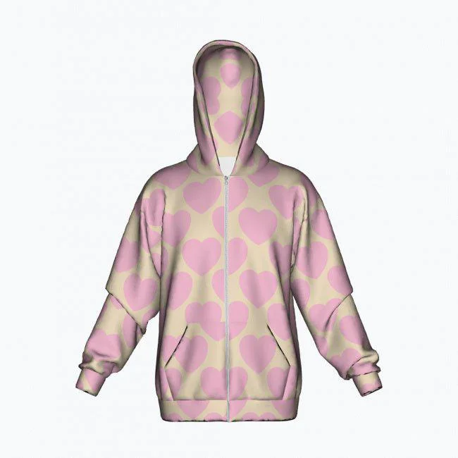 ELLIE LOVE soft - Cotton Zipper Hoodie