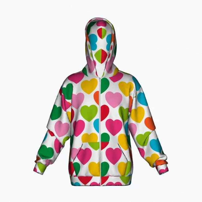 ELLIE LOVE mix - Cotton Zipper Hoodie