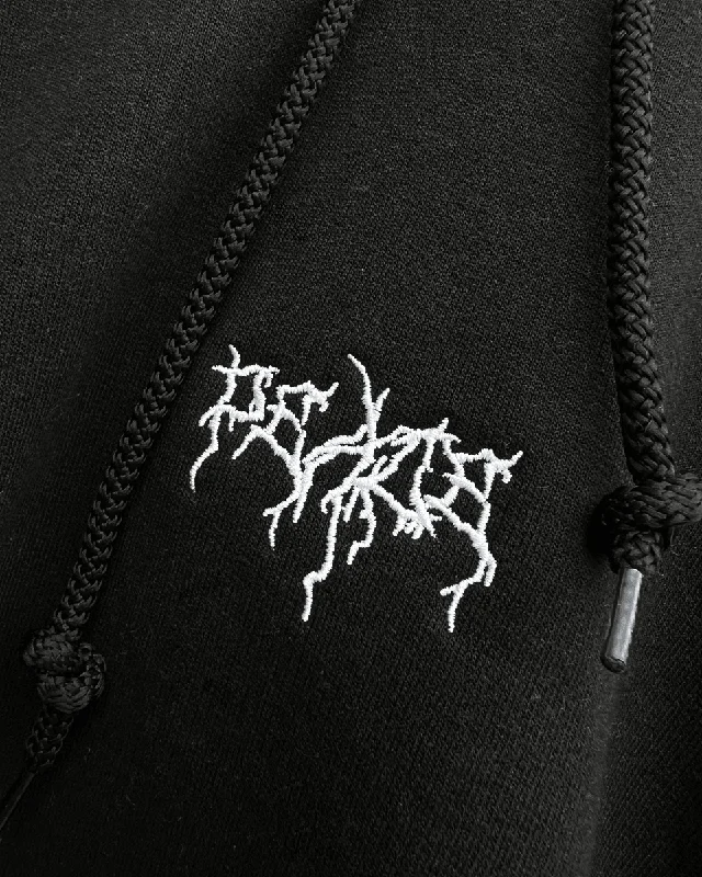 Peace® Black Embroidered Hoodie (super limited)