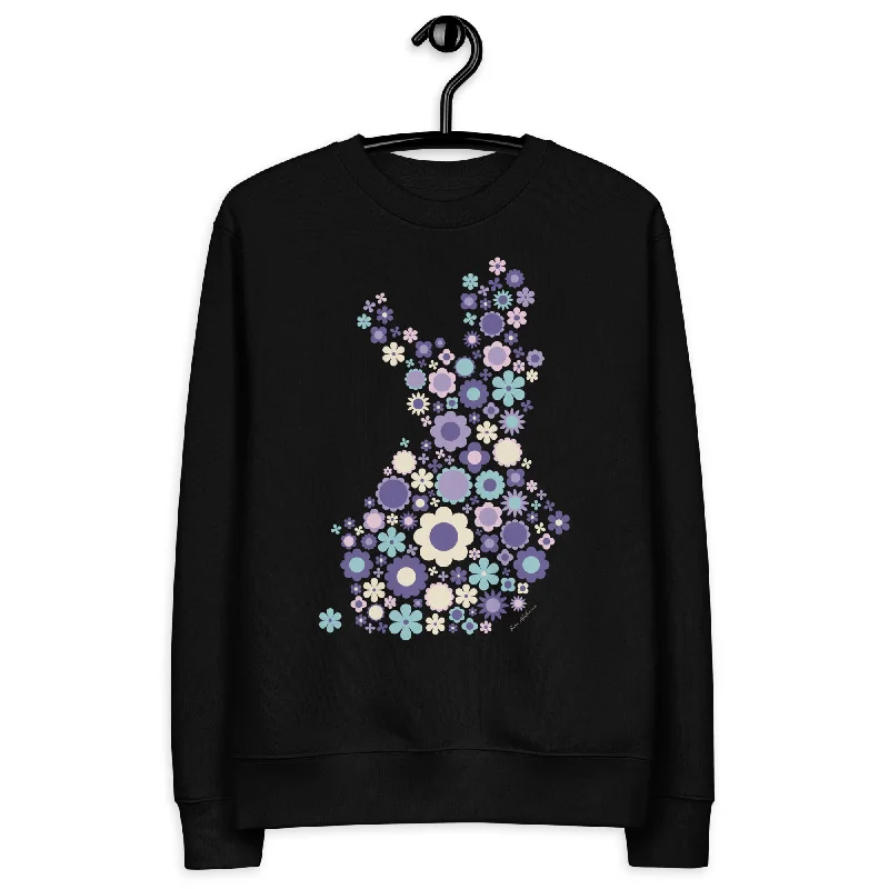 Unisex Eco Sweatshirt - FIN BLOOM POP purple