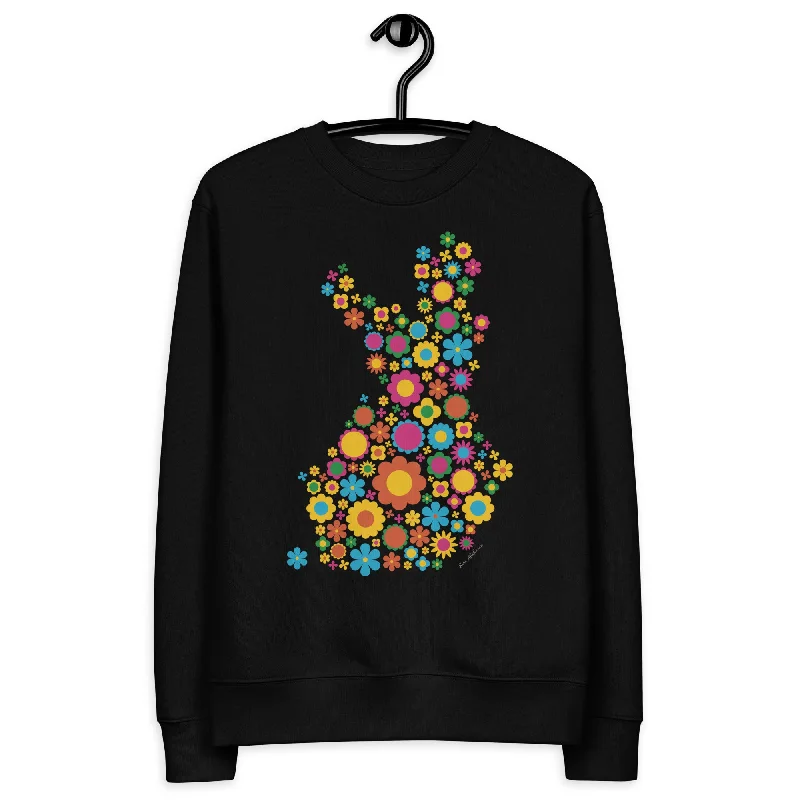 Unisex Eco Sweatshirt - FIN BLOOM POP happy