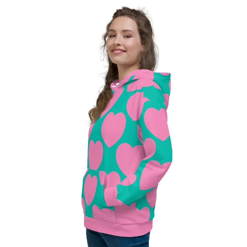 ELLIE LOVE pink mint - Unisex Hoodie (recycled)