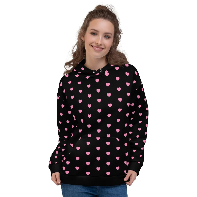 HOODIE - HERTTAHOUND HEARTS pink