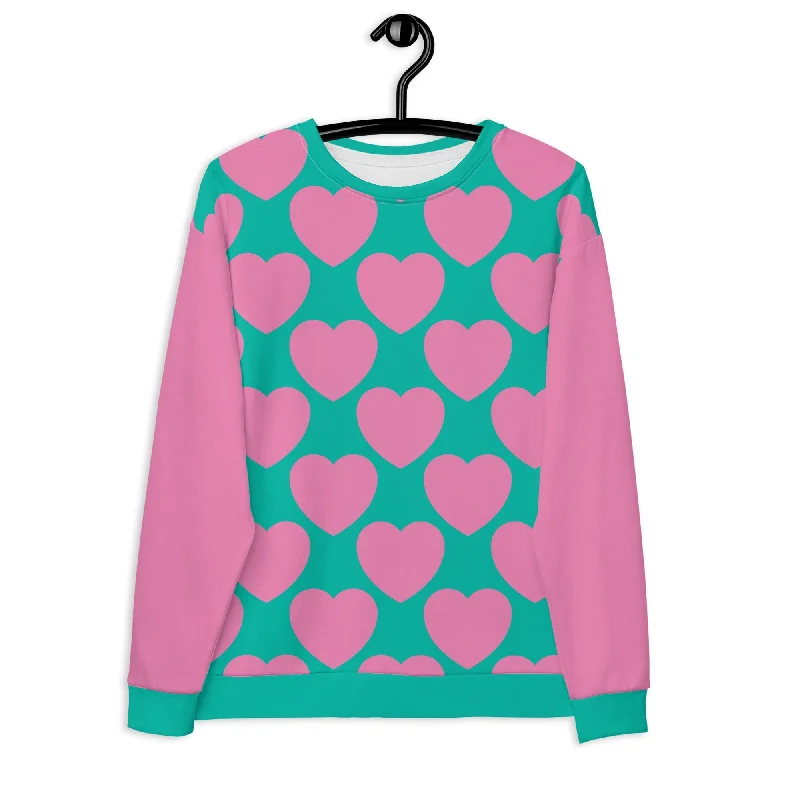 ELLIE LOVE pink mint - Unisex Sweatshirt  (recycled)