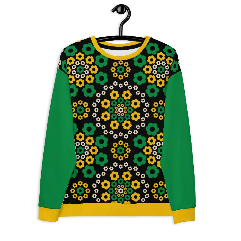 YESTERDAY yellow green - Unisex Sweatshirt  (recycled)