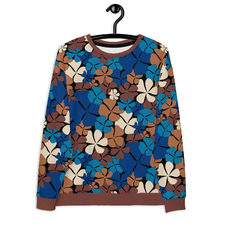 ADELIE blue brown - Unisex Sweatshirt  (recycled)