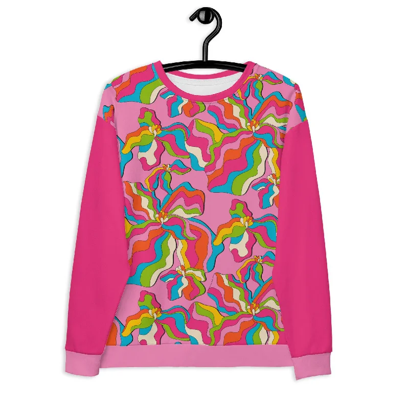 SASSY IRIS pink - Unisex Sweatshirt  (recycled)