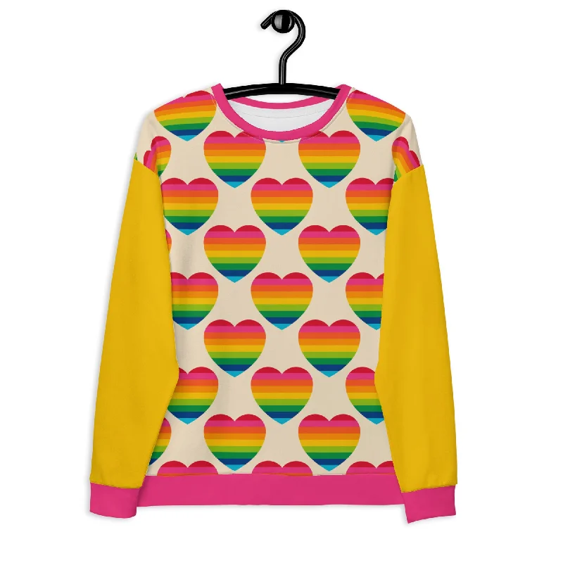 ELLIE LOVE rainbow - Unisex Sweatshirt  (recycled)