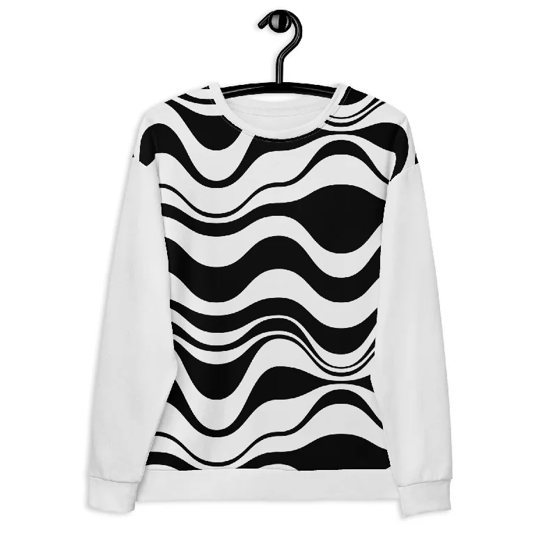 ENERGY WAVES black - Unisex Sweatshirt  (recycled)