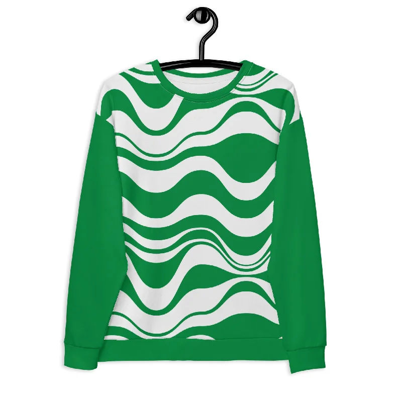 ENERGY WAVES green - Unisex Sweatshirt  (recycled)